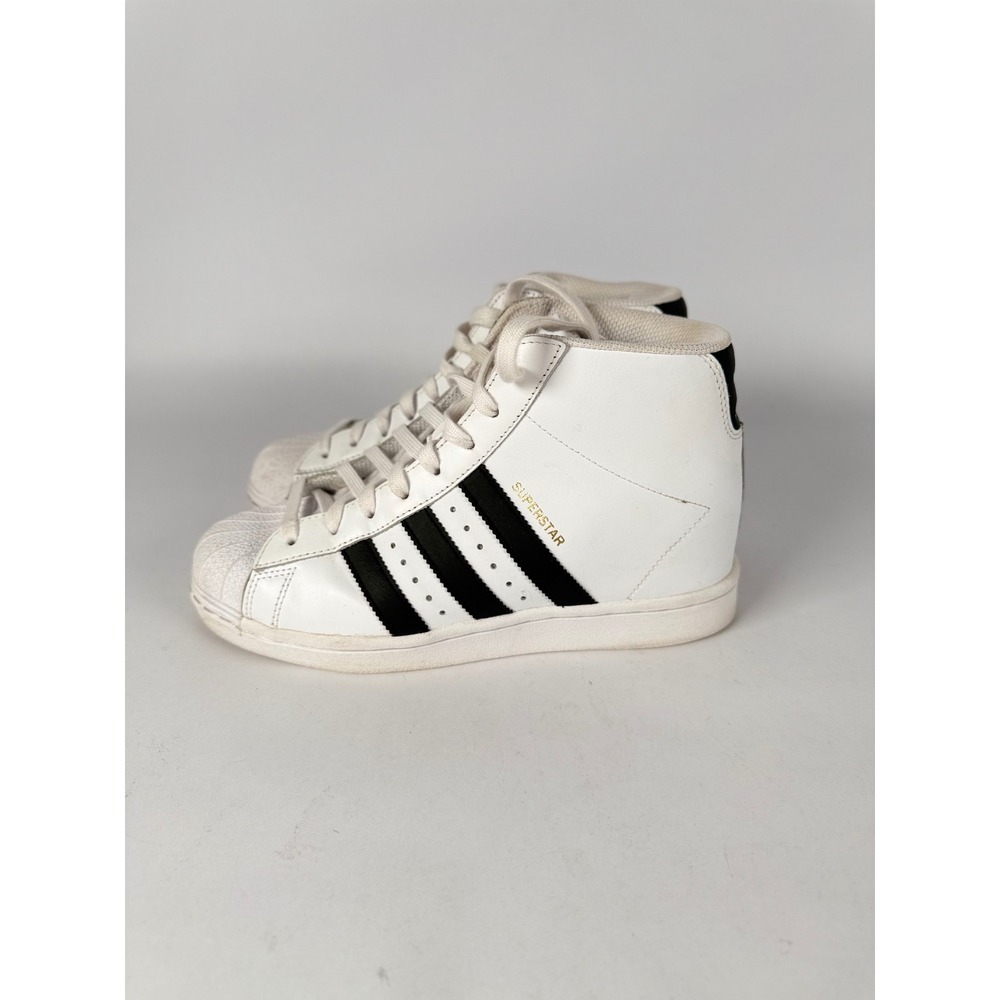 Adidas Superstar Up Women White Black Hidden Wedge‎ Sneakers FW0118 Size 8